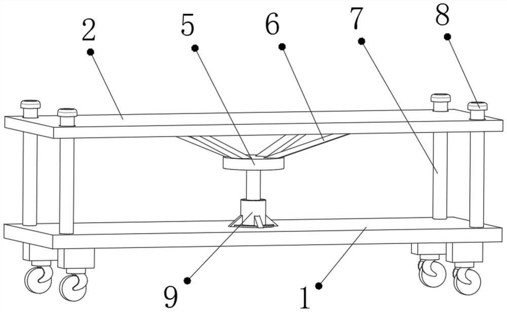 Part fixed clamping device for mechanical arm production