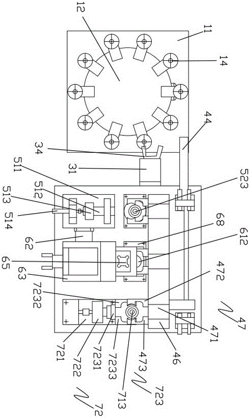 Welding chamfering machine for supporting seat of compressor