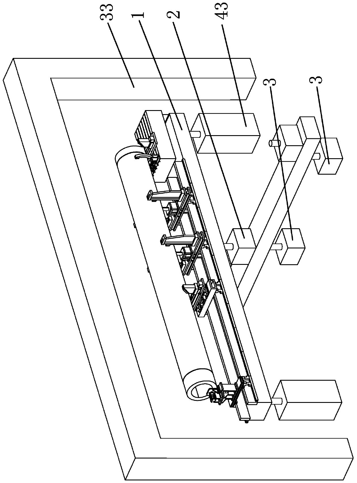 A lifting mechanism for manufacturing solar water heater tanks