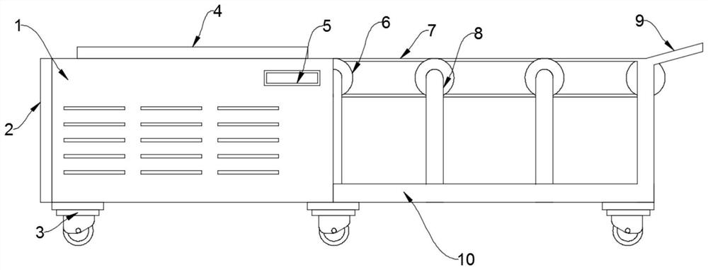 A drying device specially used for glazed glass digital inkjet printer