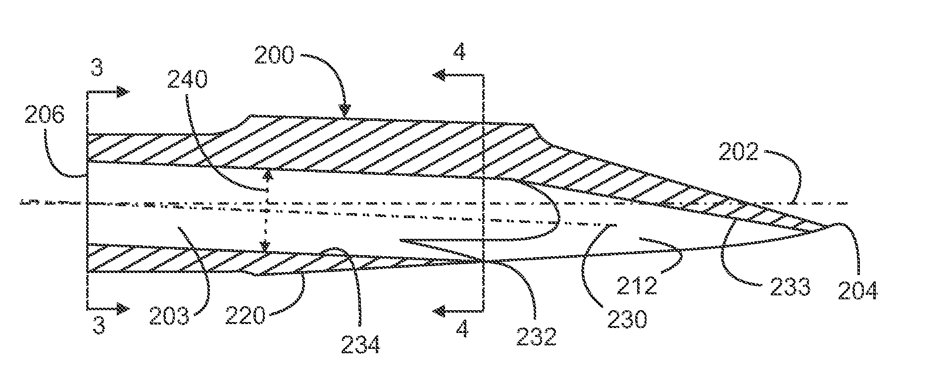 Slanted bore mouthpiece