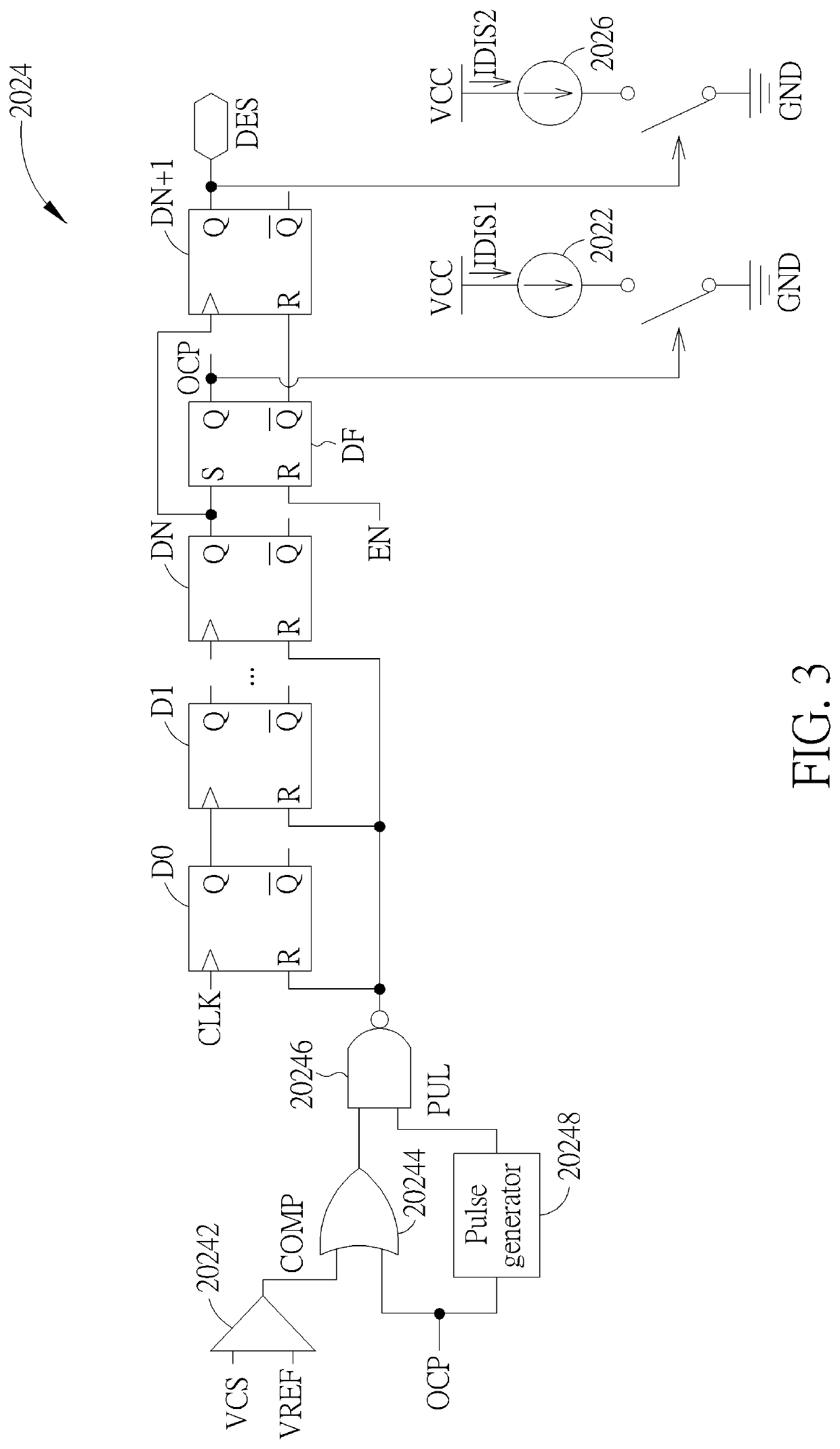 Controller for extending a protection period of a power converter and operational method thereof