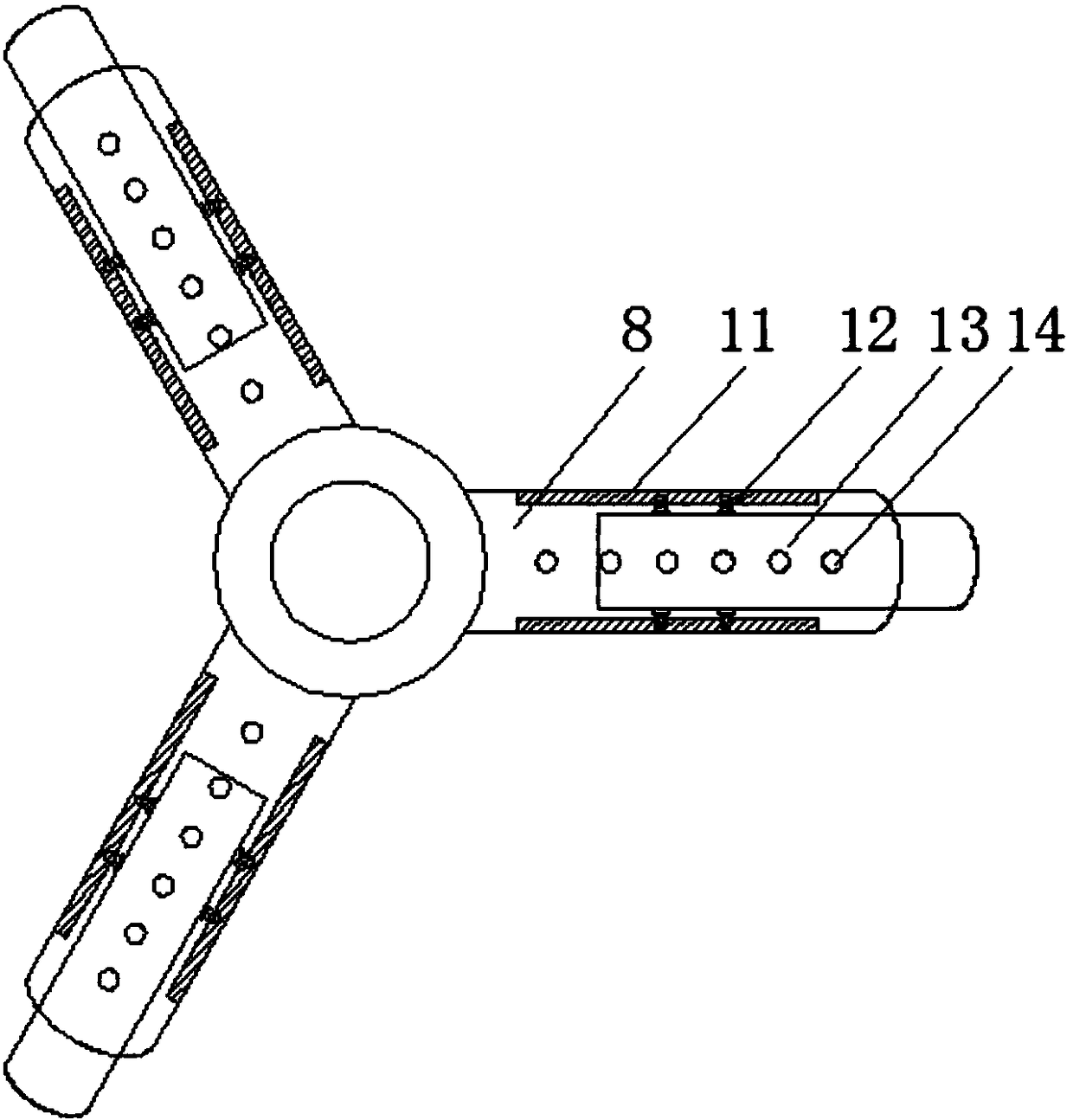 Small household wind power generation device