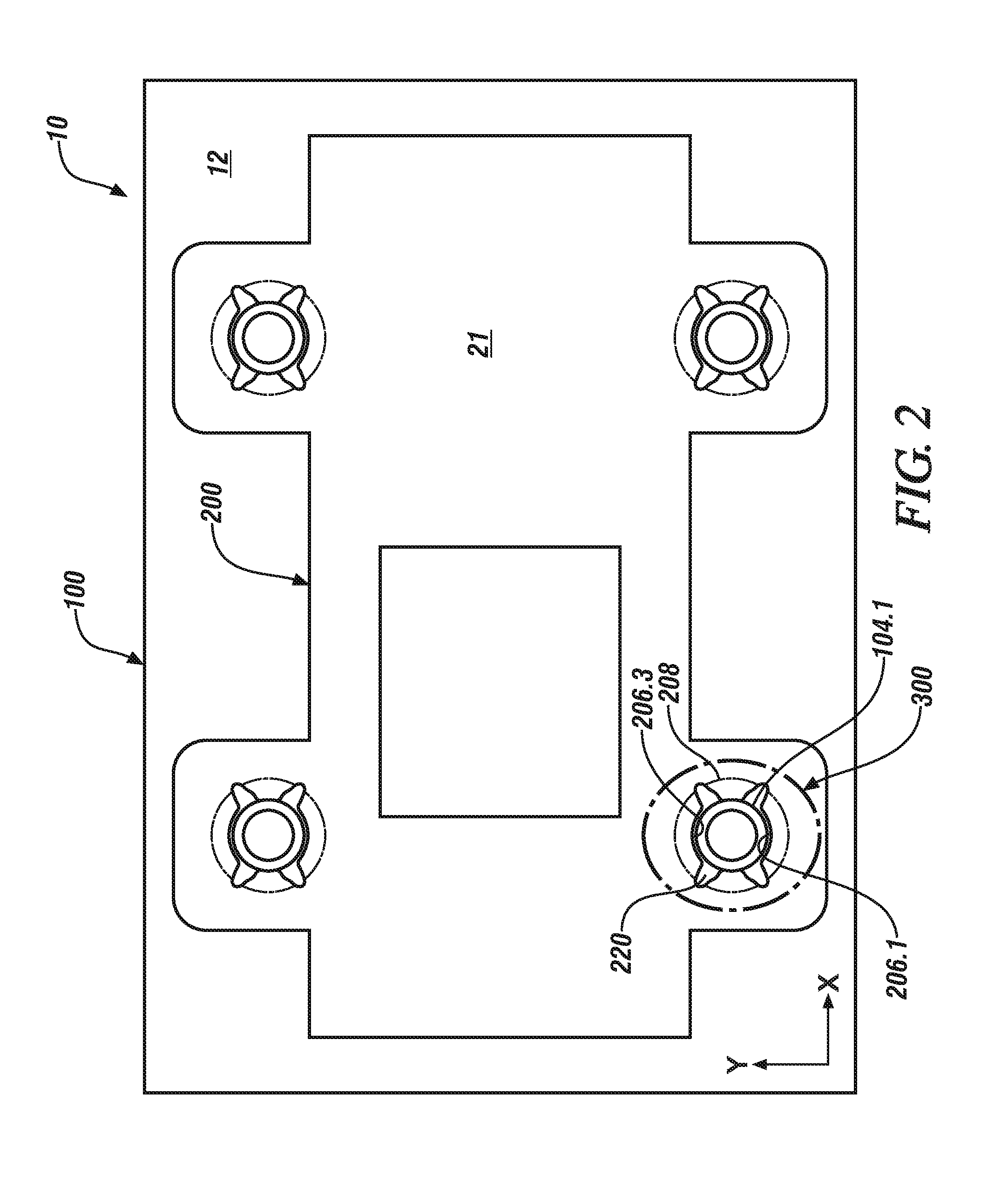 Self-retaining alignment system for providing precise alignment and retention of components