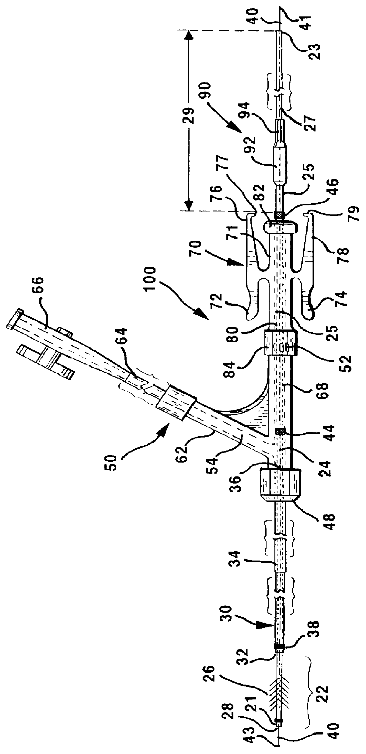 Rotatable dynamic seal and guide for a medical obstruction treatment device sub-assembly coupled to a drive motor unit