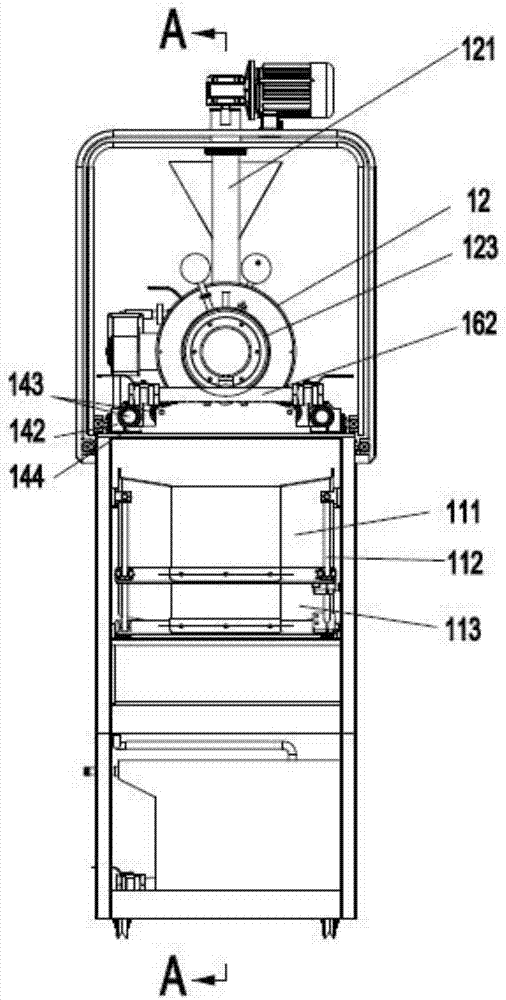 Rice flour preparation device