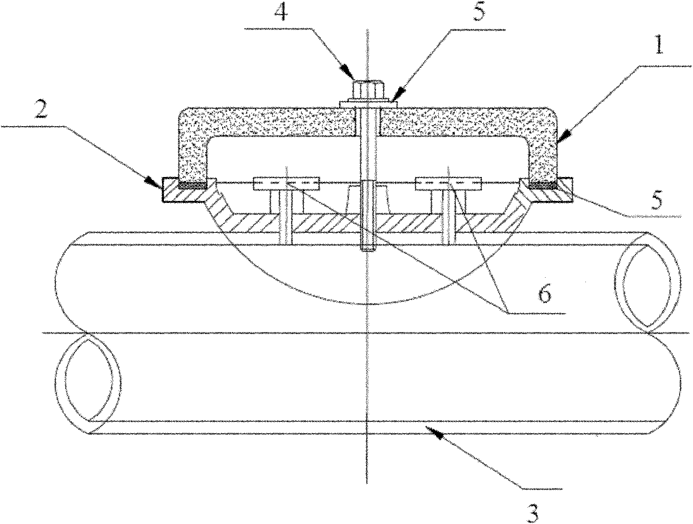 Double-layer high-efficiency superfine-micropore aeration header