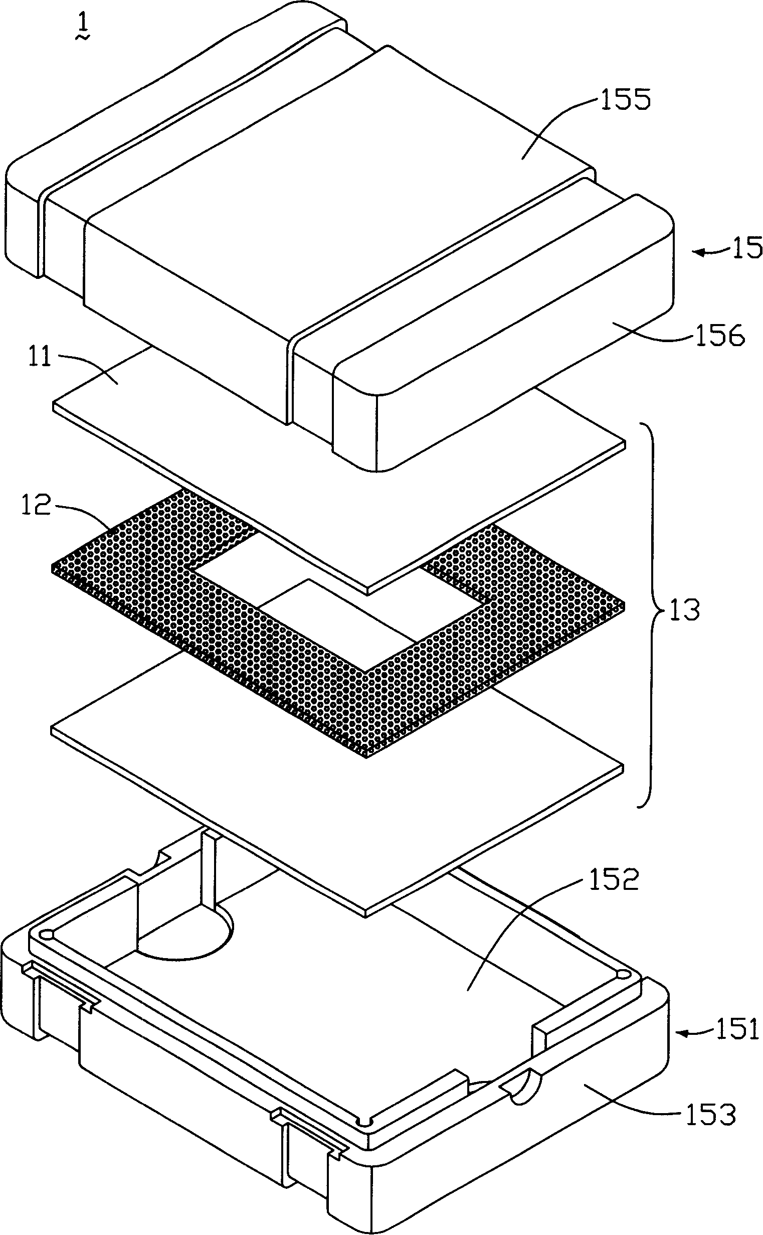 Glass substrate packing box