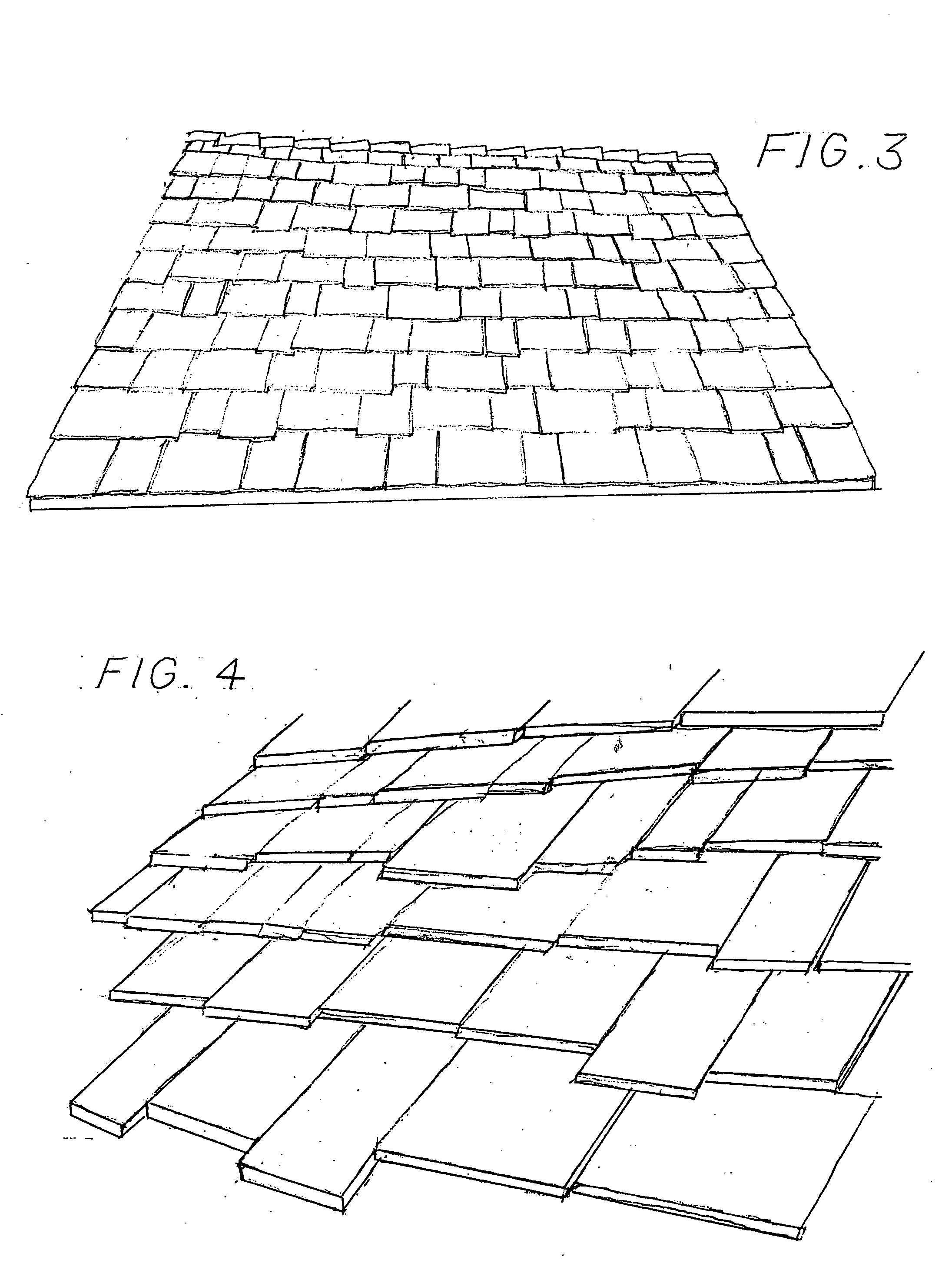 High profile composition shingles for roofs