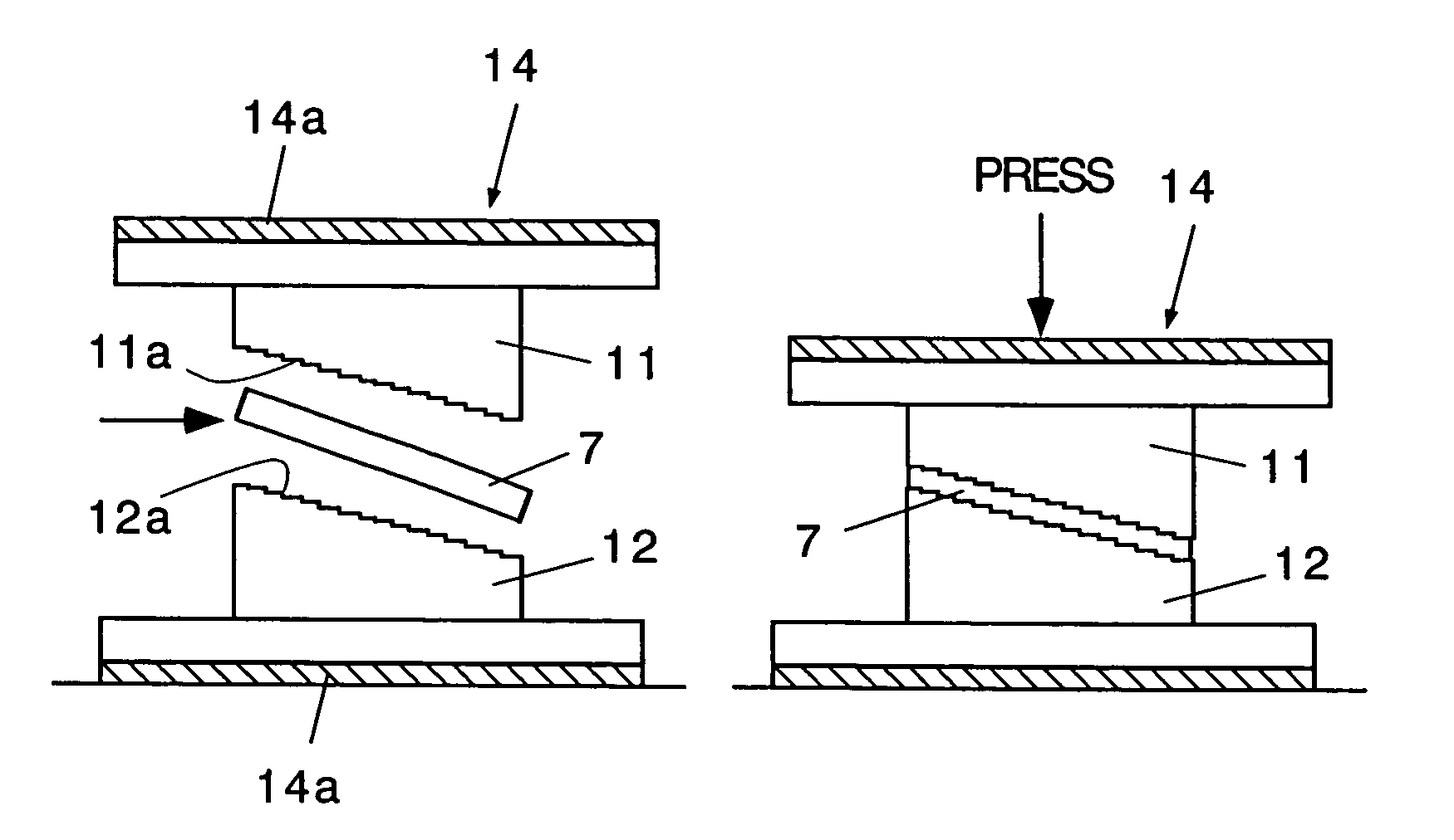 Method and apparatus for manufacturing large double-sided curved Fresnel lens