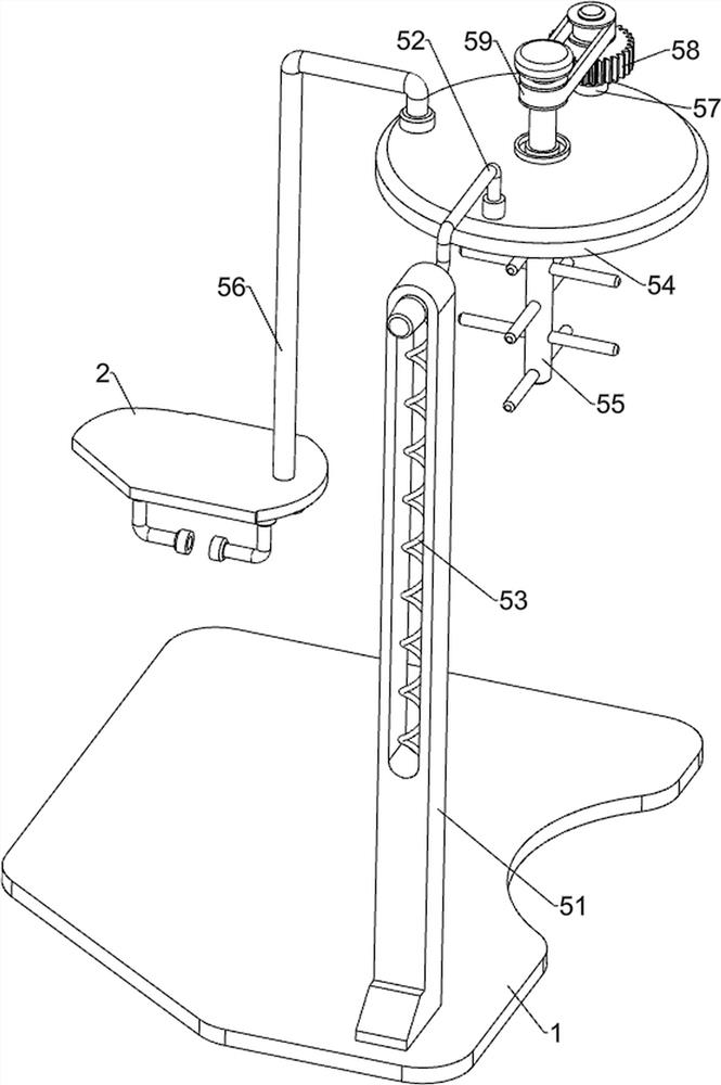 Mixing and preparing device for concrete materials