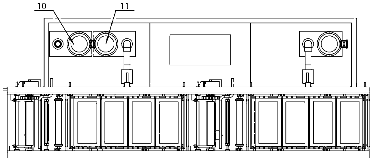 Tin coating system and tin coating technology for copper bus bars