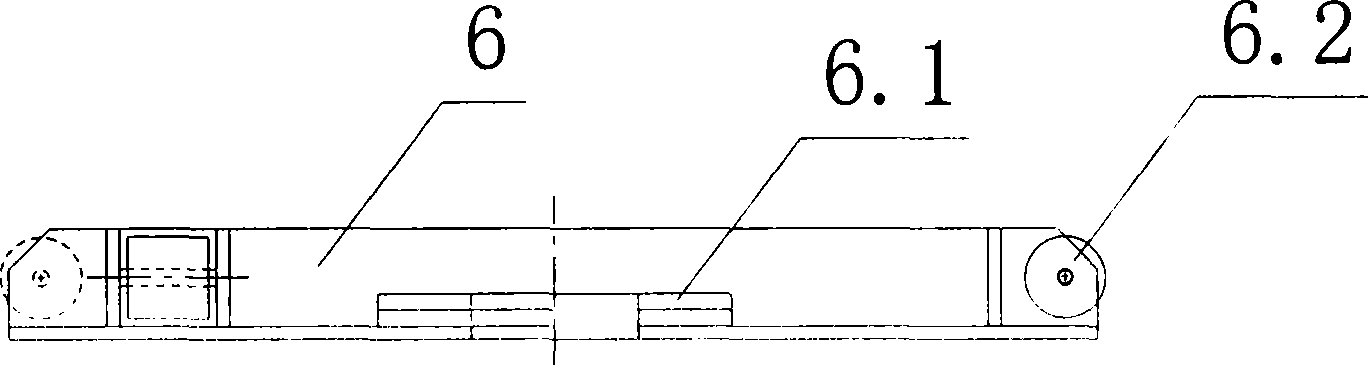 Lifting device for measurement of multi-beam transducer