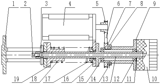 End effector of metal surface dirt removing robot