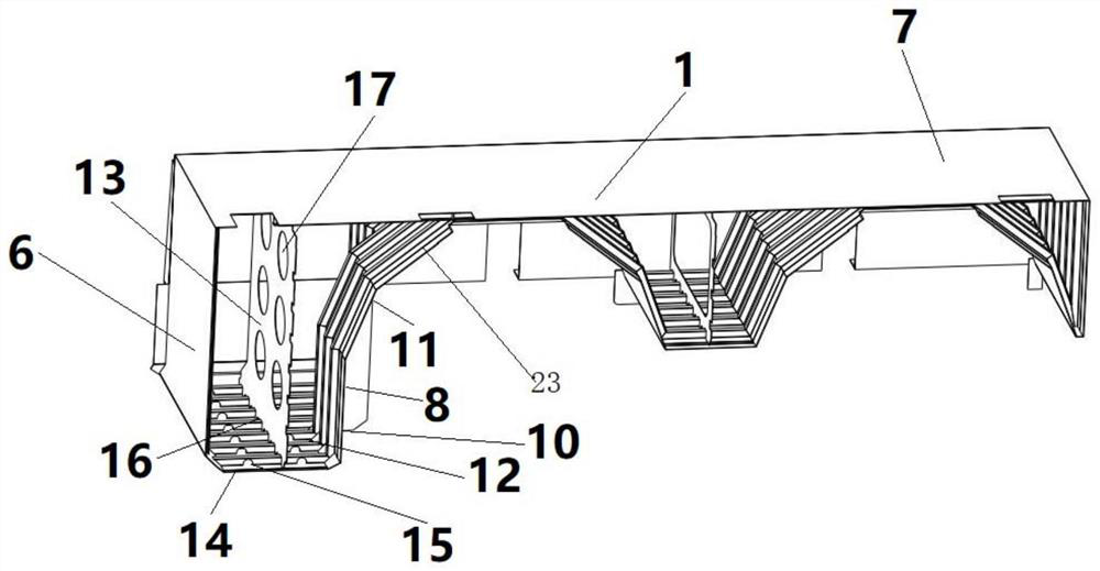 Body structure of an amphibious vehicle