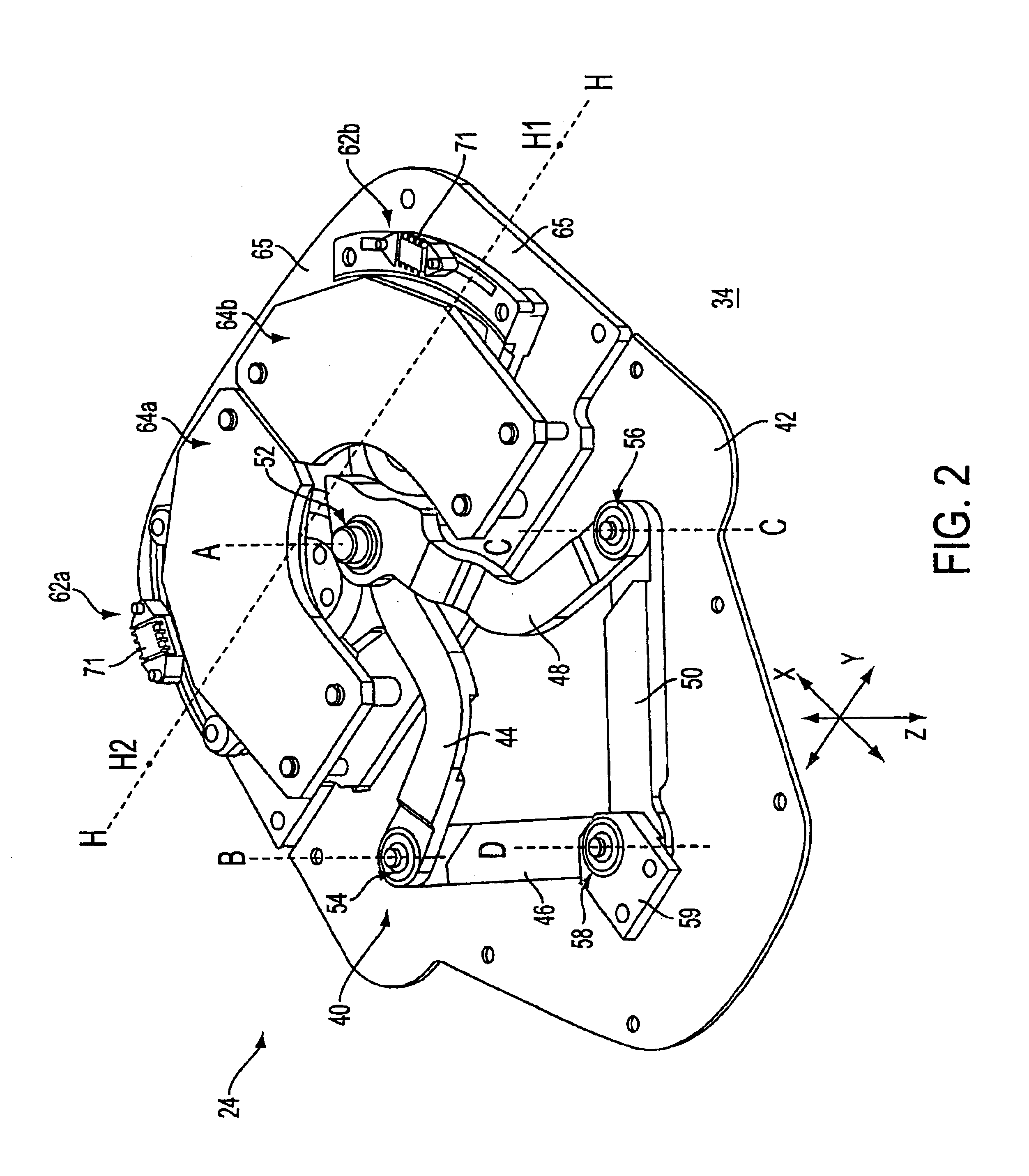 Force effects for object types in a graphical user interface