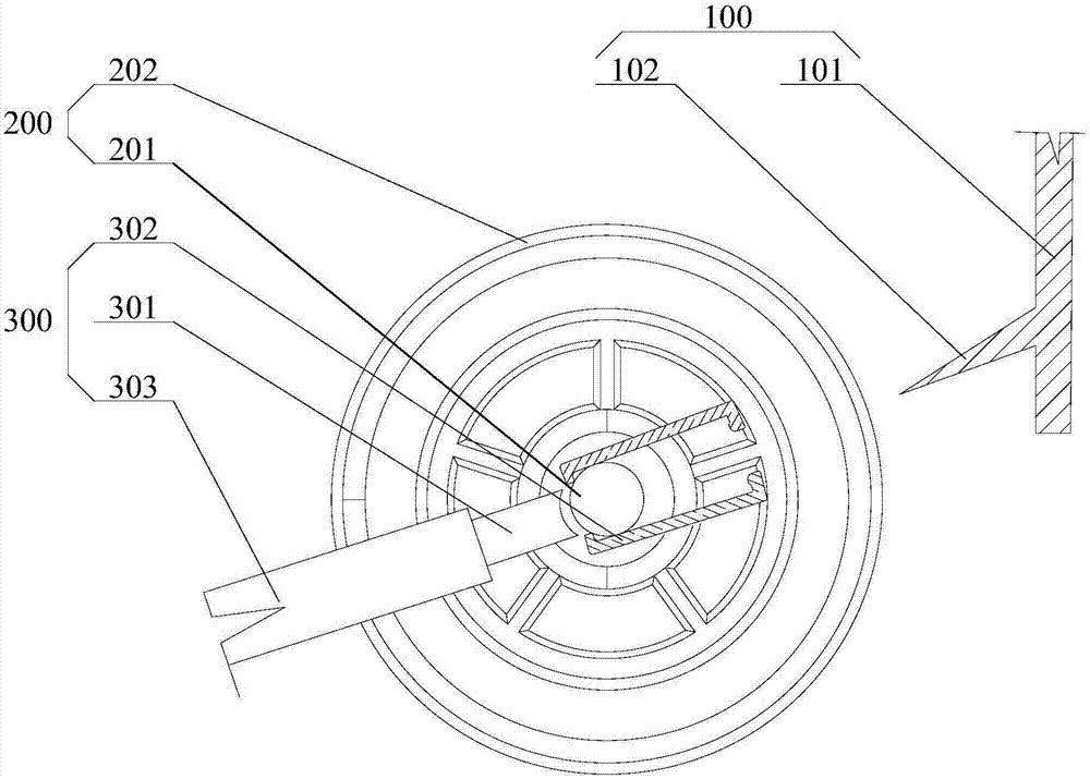 Rolling brush cleaning mechanism and dust collector