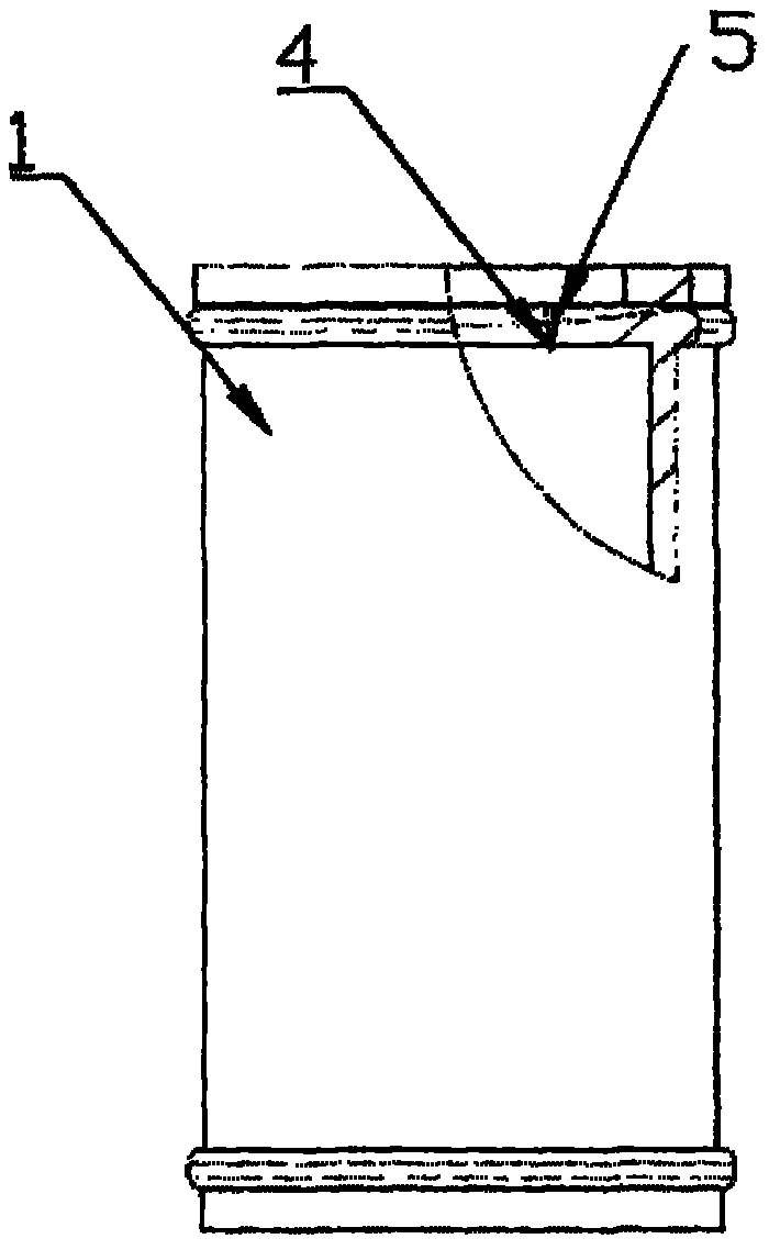 Leak-proof and anti-volatile bamboo tube container for bamboo wine and manufacturing method of container