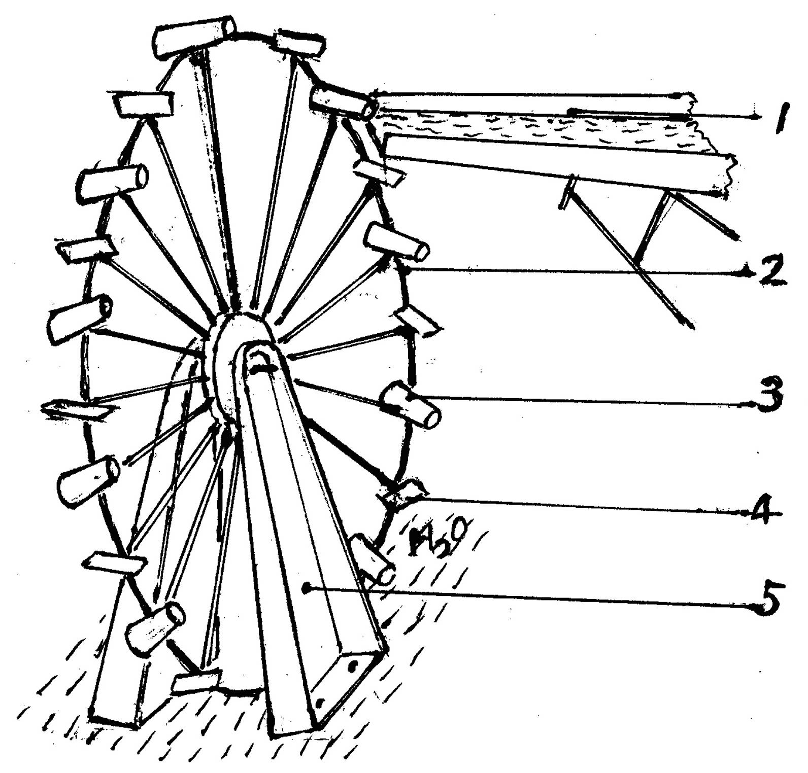 Hydraulic power water pump and method for generating electricity utilizing tide water by applying hydraulic power water pump