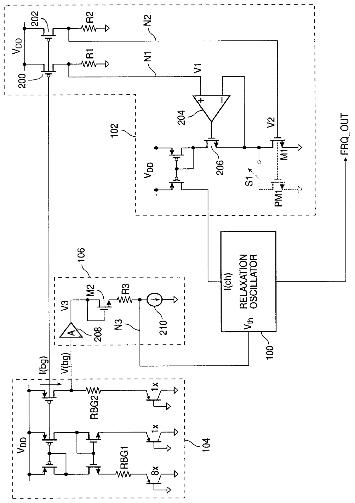 Programmable highly temperature and supply independent oscillator