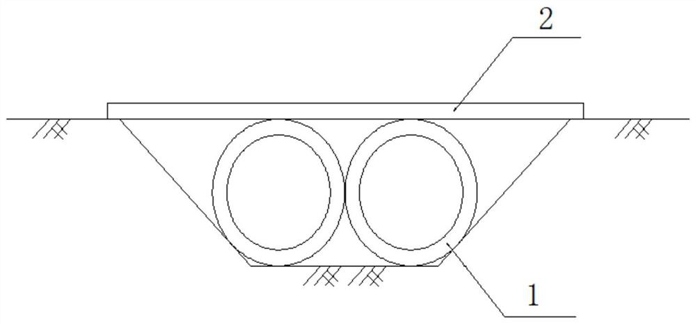 Inflatable bridge capable of being erected quickly