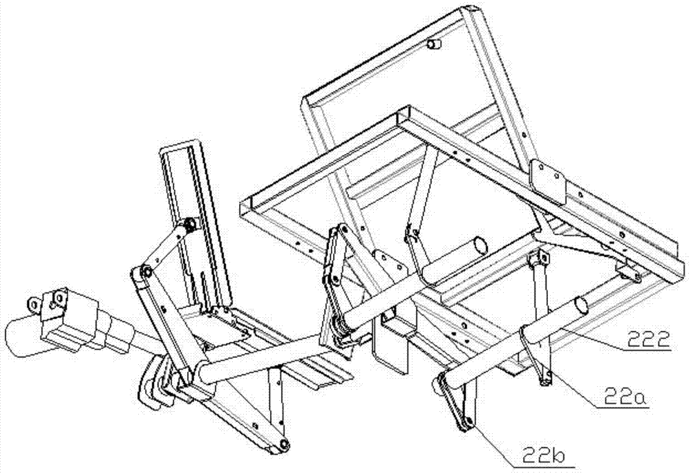 Turning mechanism for a nursing bed