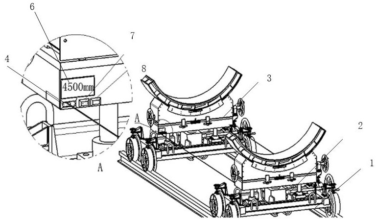 A centering and ranging method for a multifunctional rocket docking vehicle