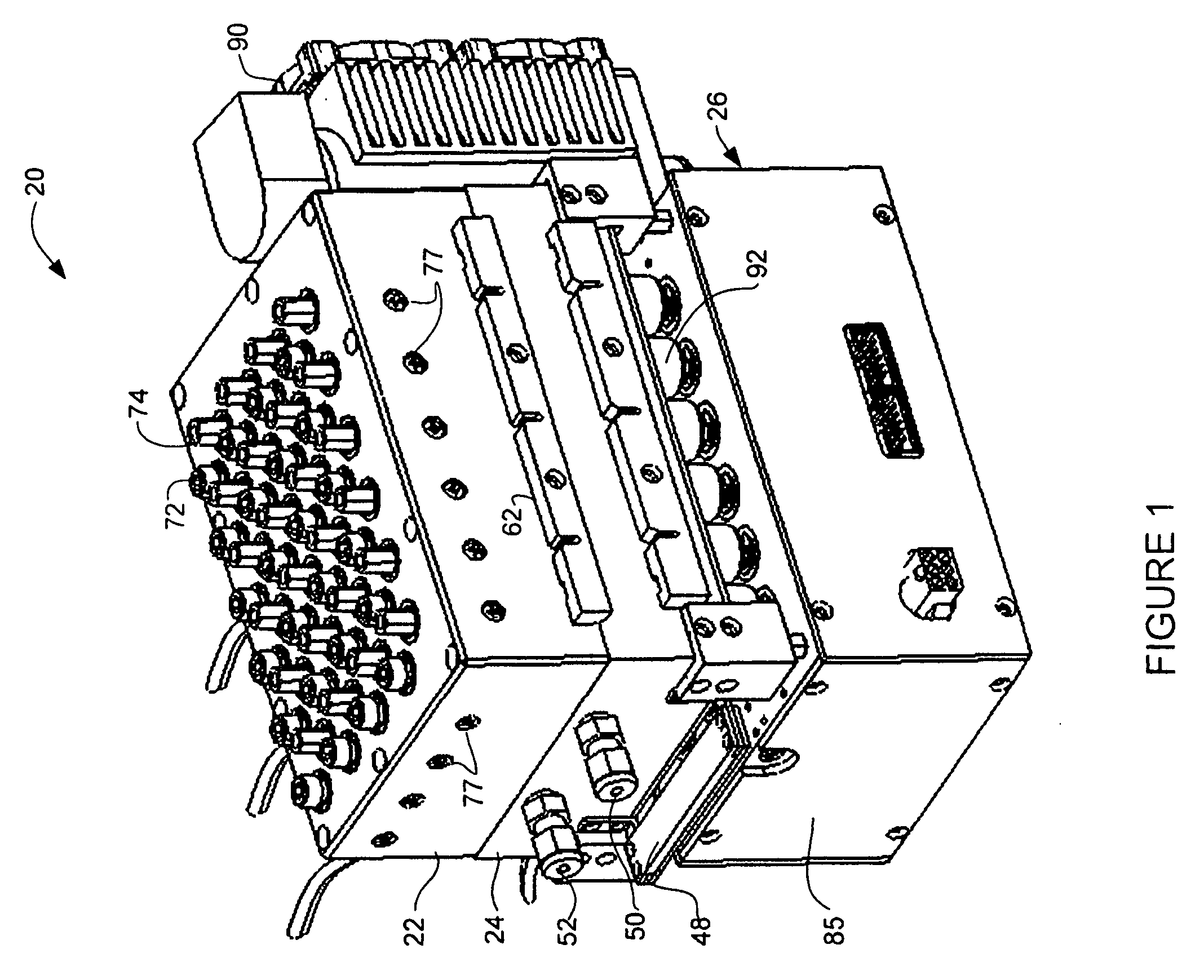 Parallel batch reactor with pressure monitoring