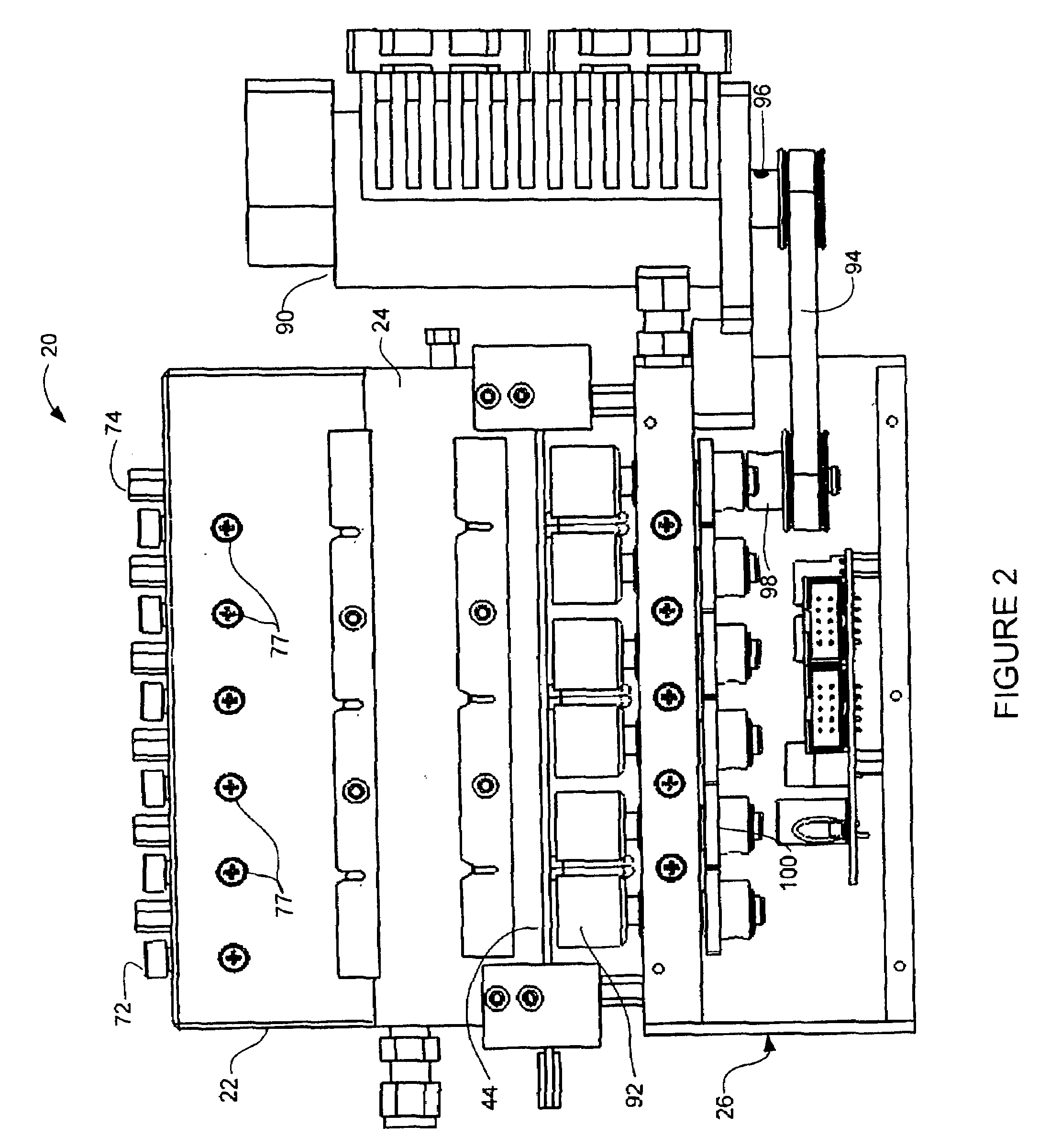 Parallel batch reactor with pressure monitoring