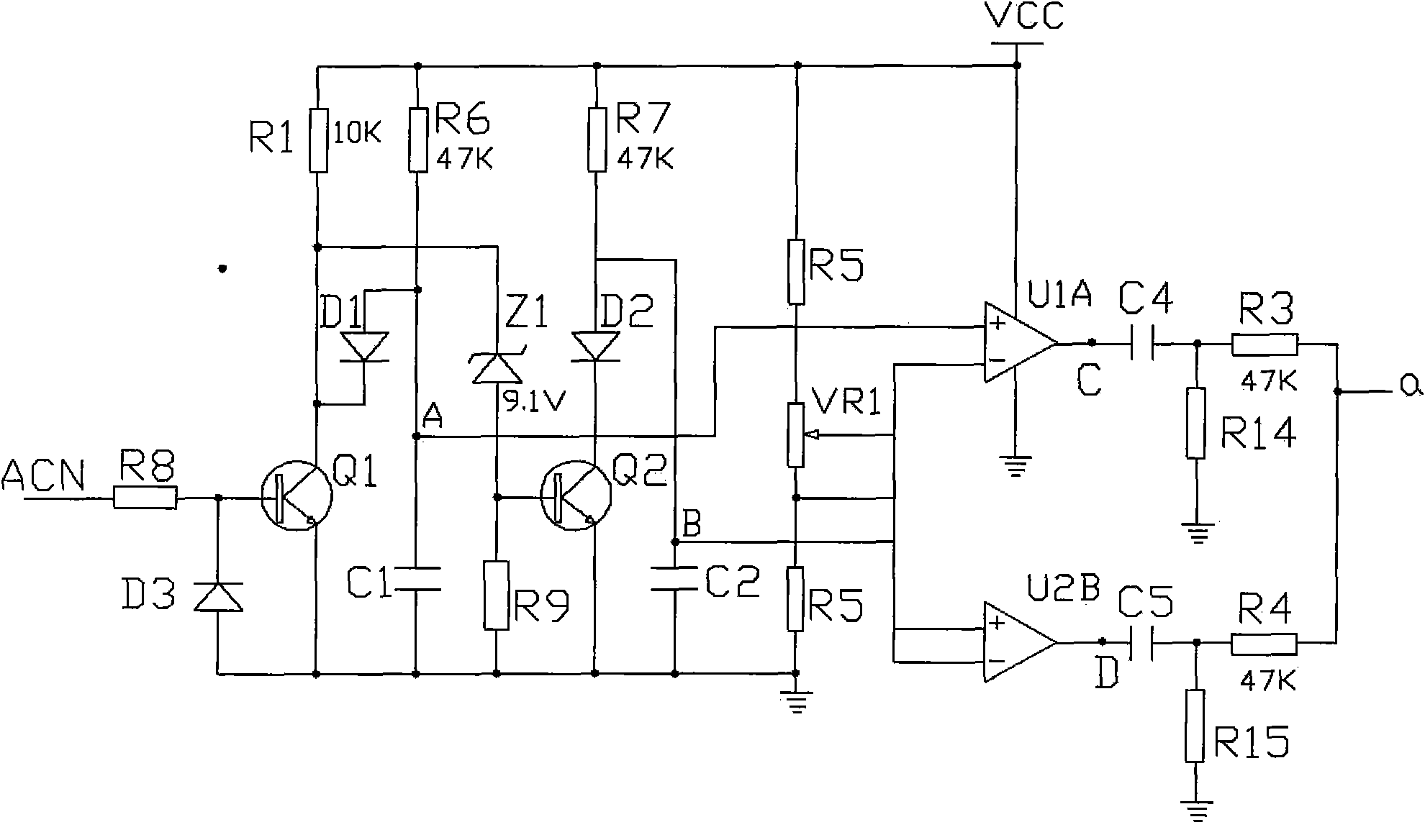 Silicon controlled chopping power regulation driving device