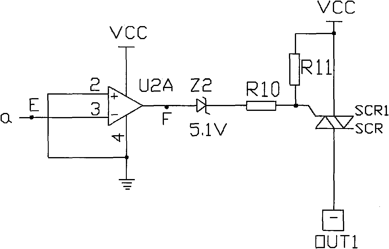 Silicon controlled chopping power regulation driving device