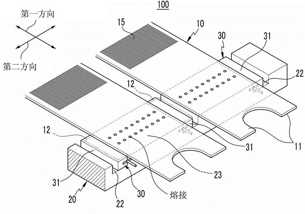 Mask assembly for thin film vapor deposition and manufacturing method thereof