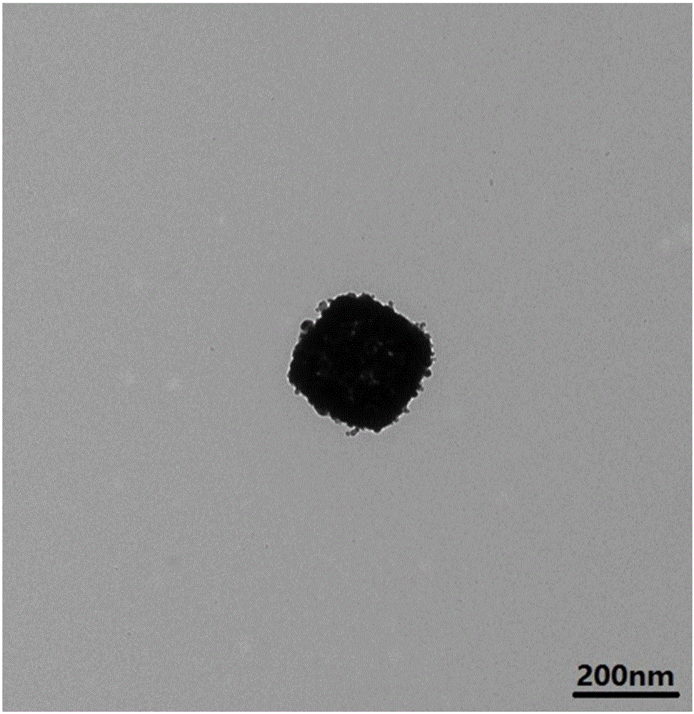 Method for preparing cube-shaped silver nano box with octreotide acetate as template