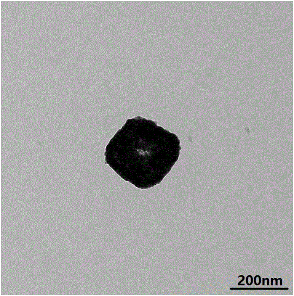 Method for preparing cube-shaped silver nano box with octreotide acetate as template