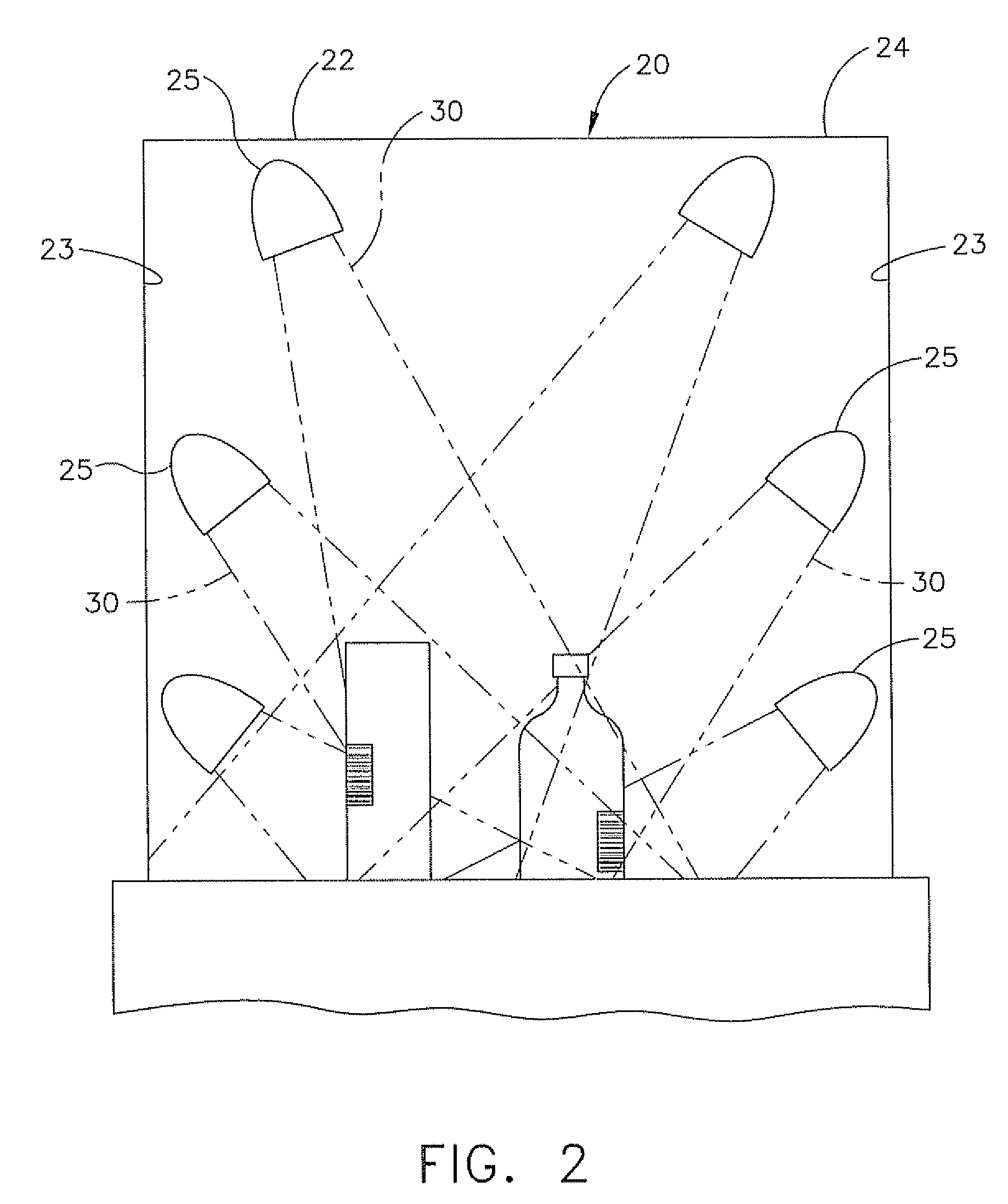 Multi-item scanning systems and methods of items for purchase in a retail environment