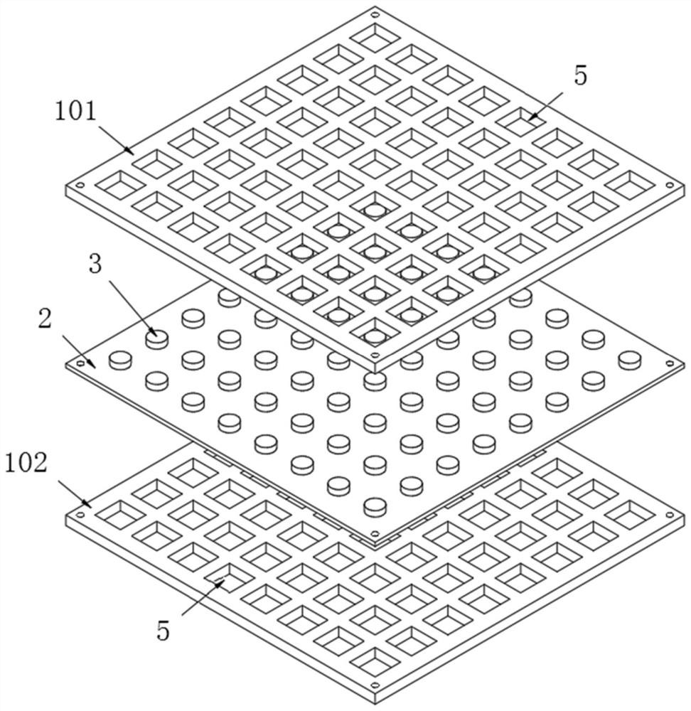 Sound insulation barrier based on acoustic metamaterial