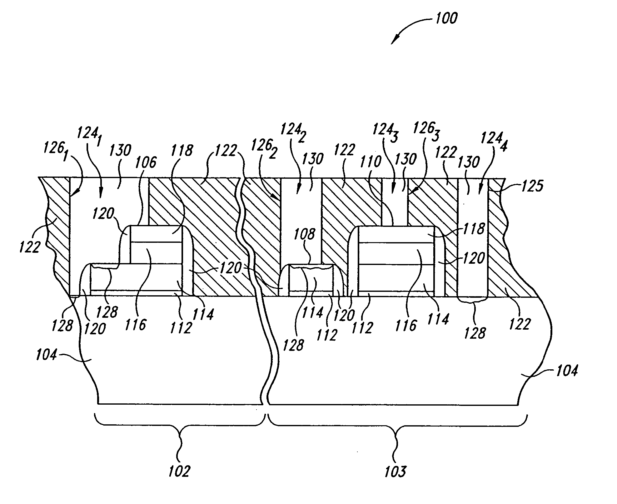 Methods for making semiconductor structures having high-speed areas and high-density areas