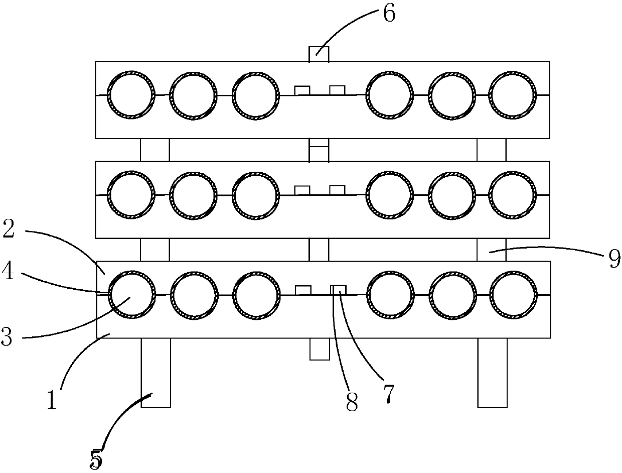 Positioning device for communication engineering cable