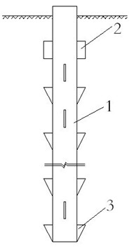 Fish-shaped steel tube pile