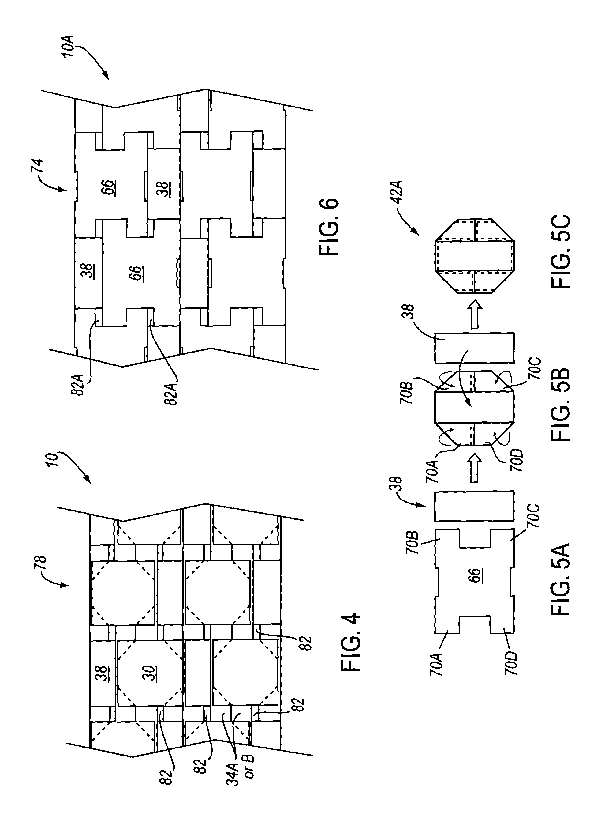 Airbags formed with efficient use of materials and methods of forming such airbags