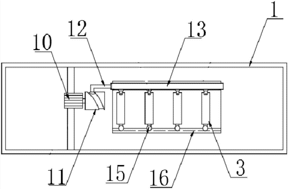 Computer shell built-in system with efficient heat dissipation and dust removal functions