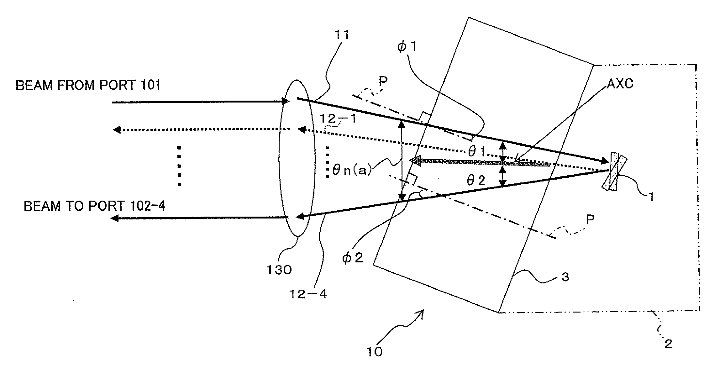 Mirror device and optical apparatus