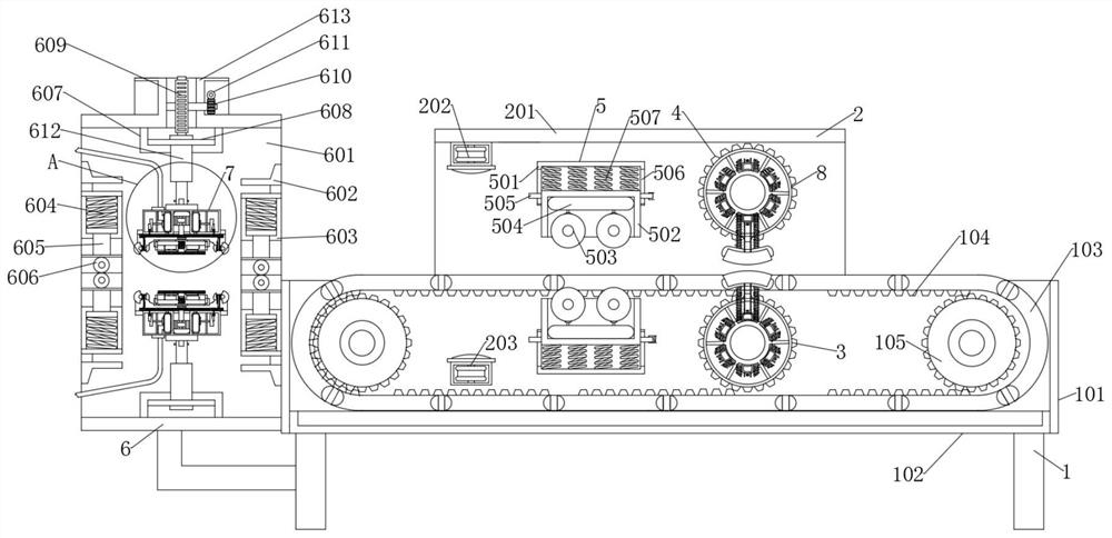 Detection oiling mechanism for big-data slide rail automatic production line and using method thereof