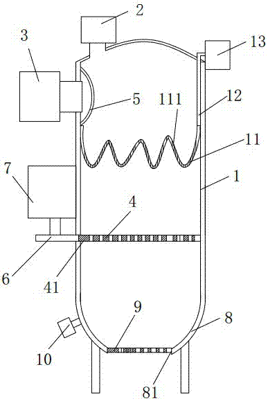 Cement powder strength homogenizing device with higher uniformity