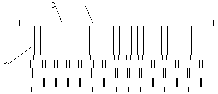 Soft-back microneedle and manufacturing method thereof