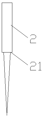 Soft-back microneedle and manufacturing method thereof