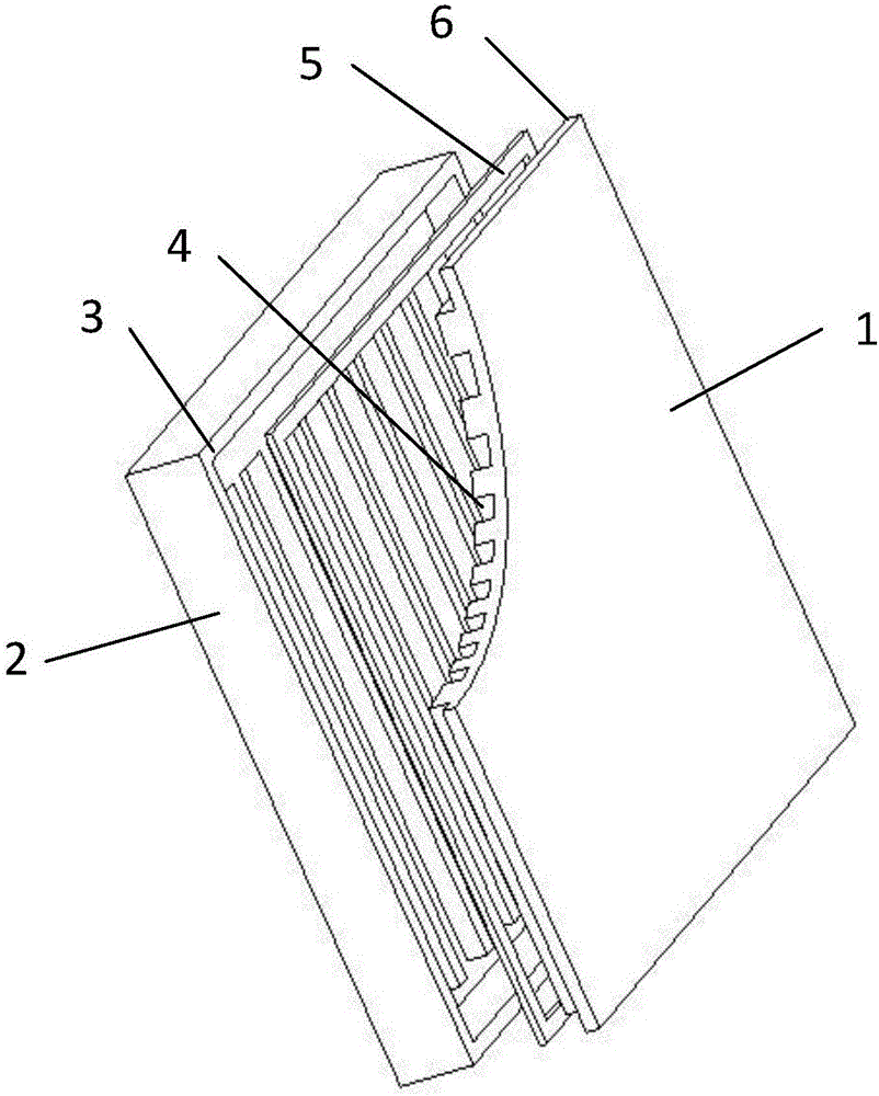 Flat plate type loop heat pipe evaporator and loop heat pipe