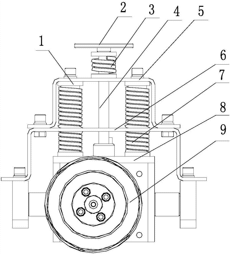 Universal, all-terrain and automatic guiding type carrying robot