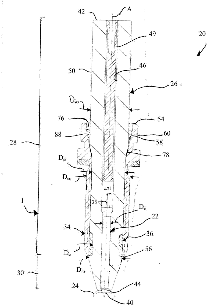 Corona ignition device with improved electrical performance