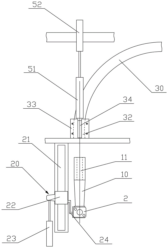 Inner bag loading device for bulk compressed tea